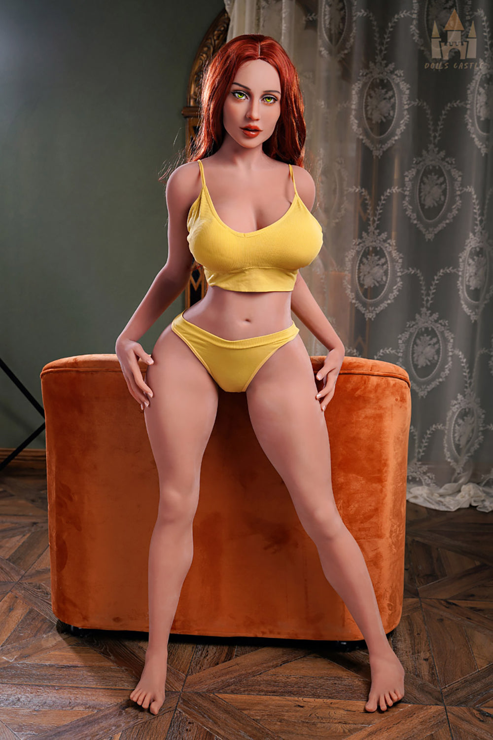 Vesper 153cm #DC40 Realistic TPE Sex Doll Tanned Skin Sexy Curve BBW Adult Love Doll