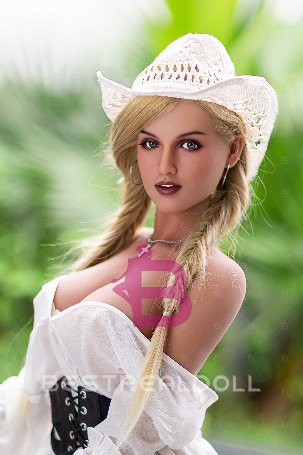US Stock - Jessamine 168cm Sili-40 Full Silicone Sex Doll Tanned Skin Blonde Silicone Adult Love Doll