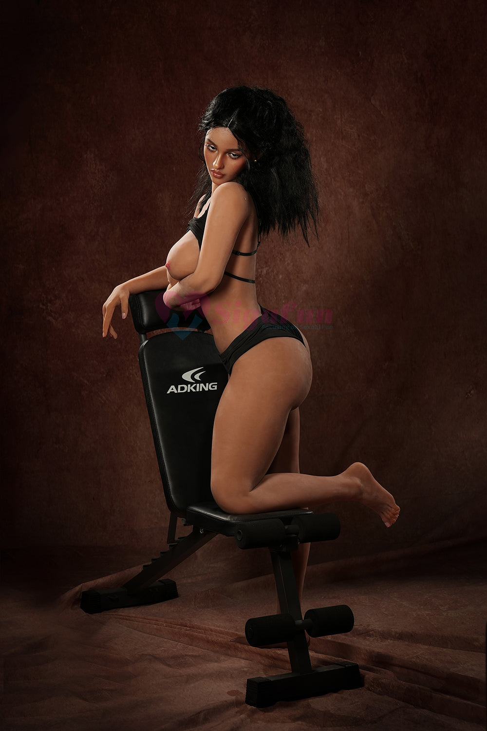 EU Stock - Sigafundoll SG2/SG3 159cm Dark Tanned Body Sex Doll Sexy Boobs Silicone Head TPE Adult Love Doll