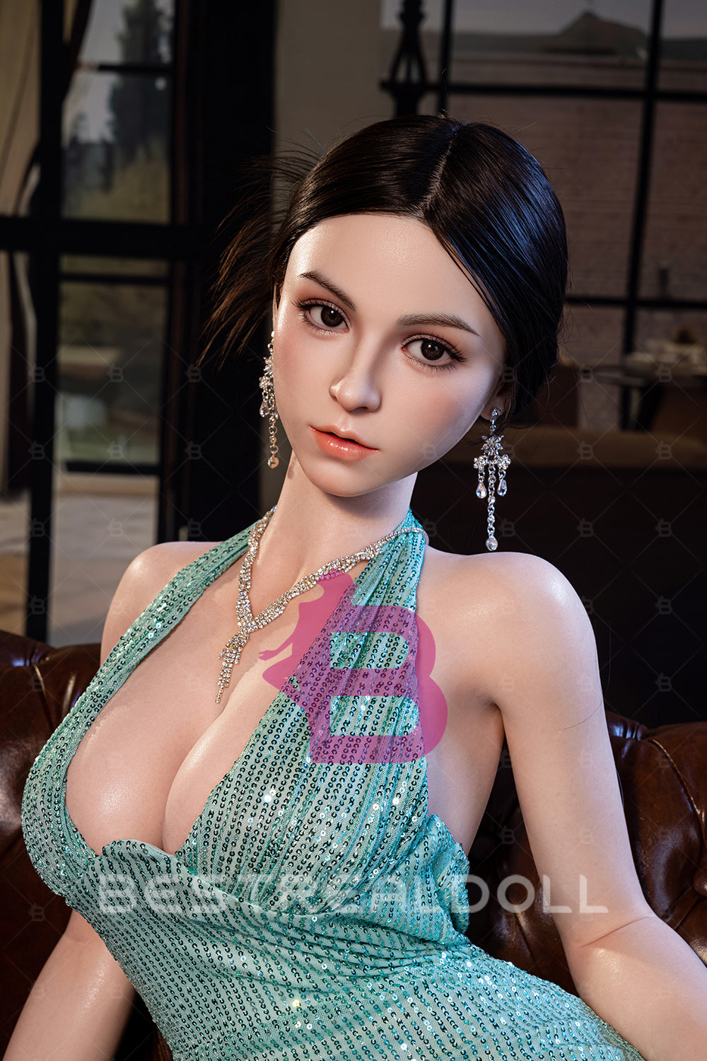 US Stock - YAMIEE Kaelis 163cm SNK46 Unique Design Soft Silicone ROS Head Sex Doll TPE & Silicone Body Adult Love Doll (Free 2ND Head for TPE Body)