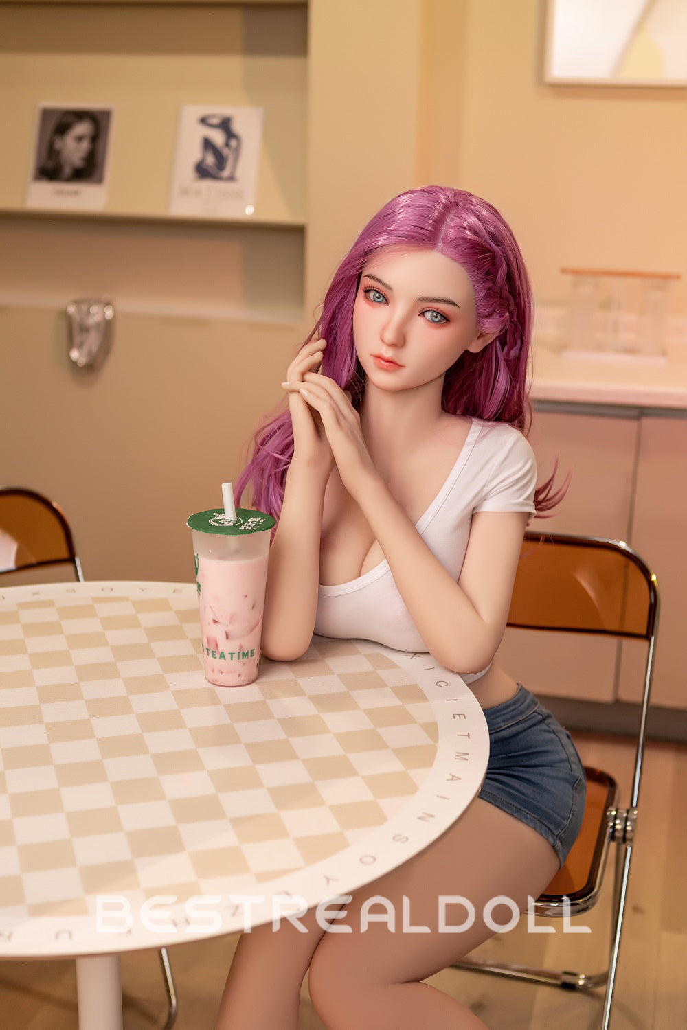 EU Stock - Jacintha 160cm #58 B-cup Sex Doll Red Hair Woman Medium Jelly Breasts Realistic Love Doll