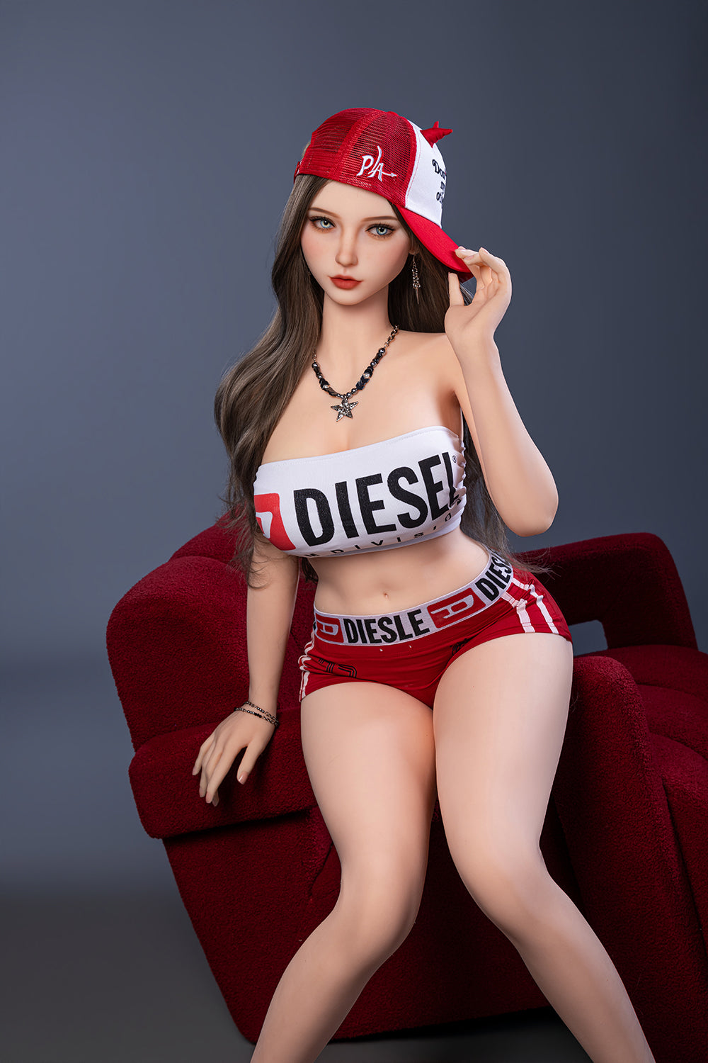 US Stock - YAMIEE Nyra 163cm SNK47 Unique Design Big Boobs TPE Sex Doll Natural Skin TPE Love Doll (Free 2ND Head)