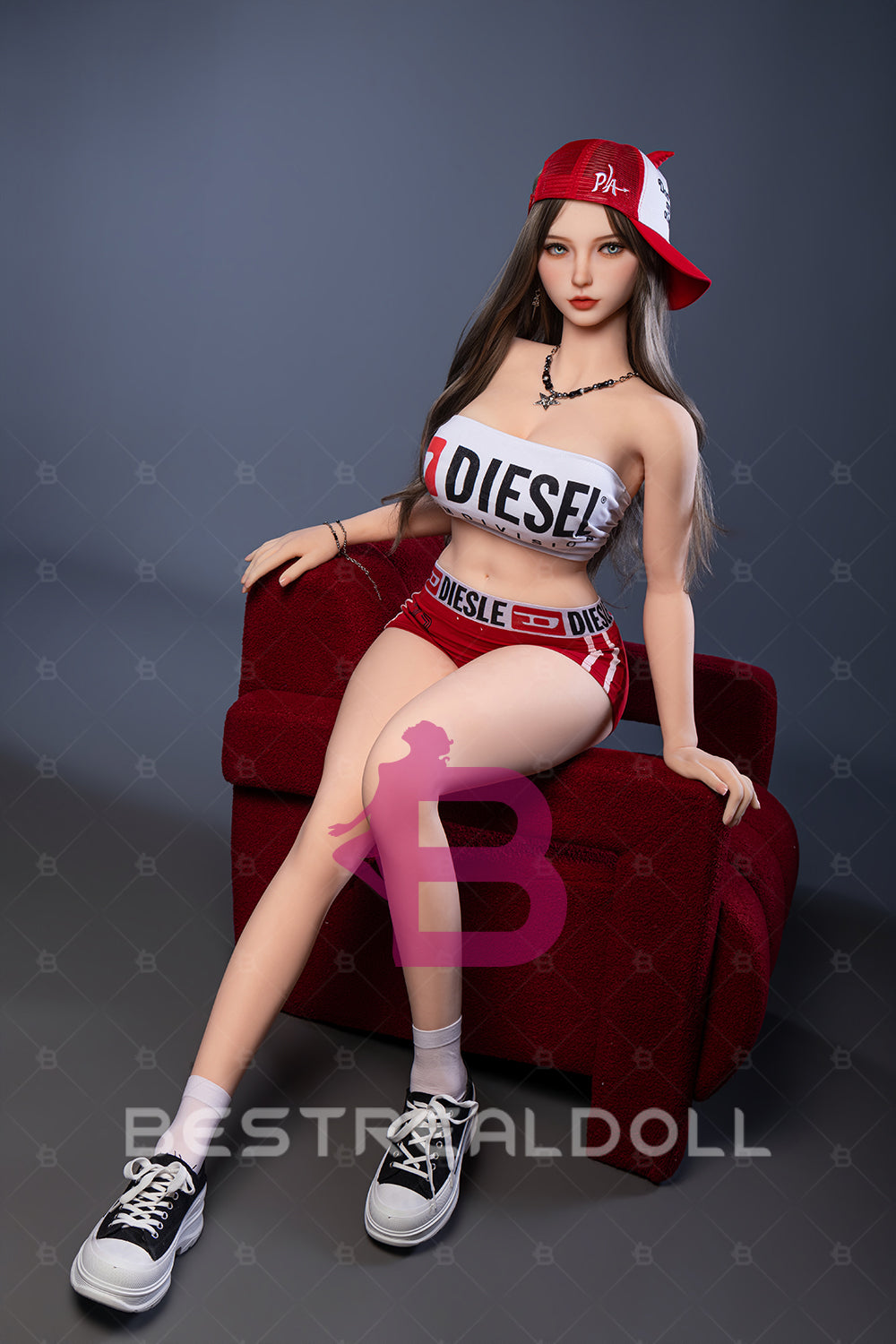 US Stock - YAMIEE Nyra 163cm SNK47 Unique Design Big Boobs TPE Sex Doll Natural Skin TPE Love Doll (Free 2ND Head)