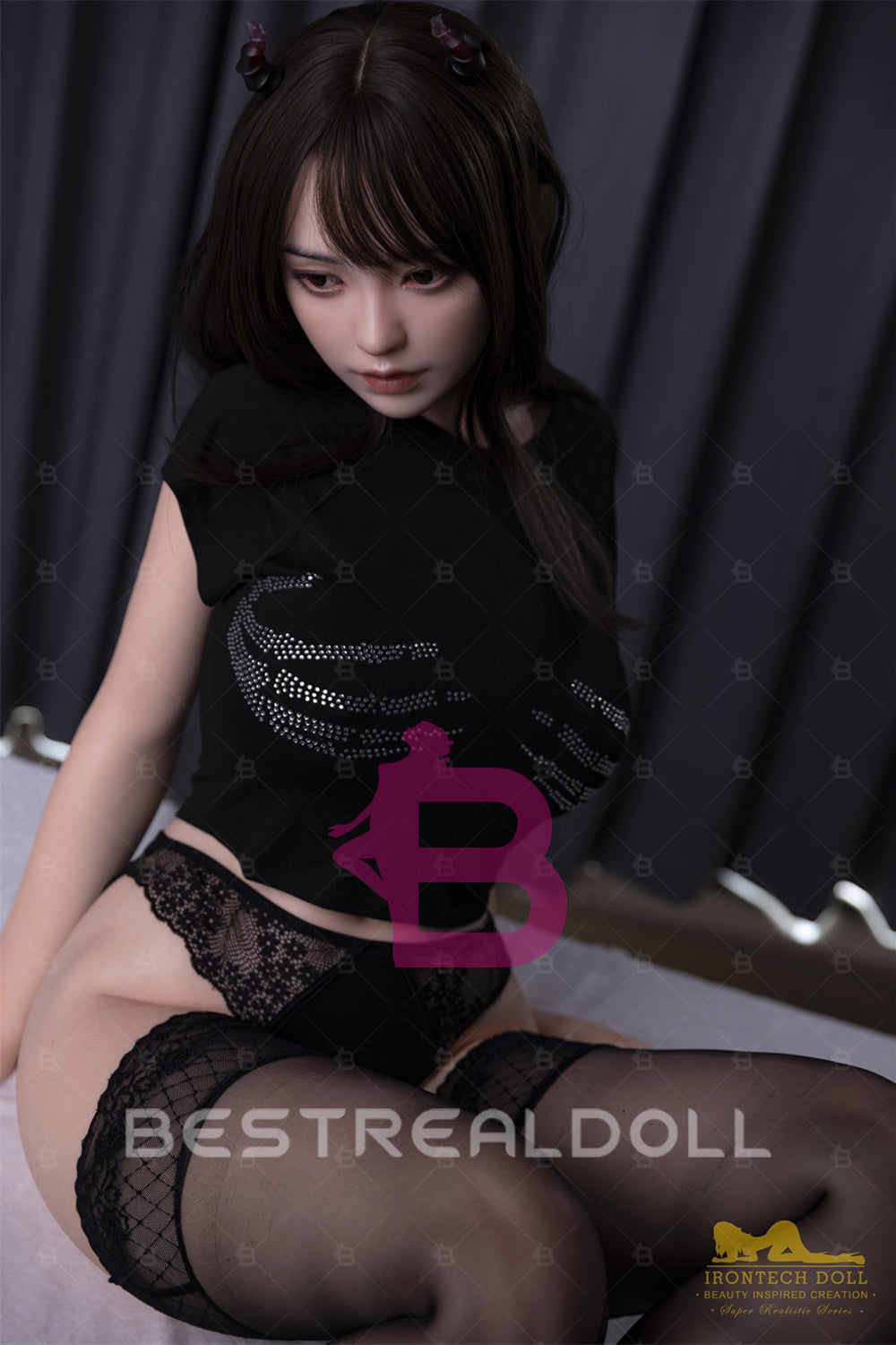 Irontechdoll Lyric Plus 165cm S40 Full Silicone Full Silicone Sex Doll ROS Silicone Head Natural Skin Adult Love Doll