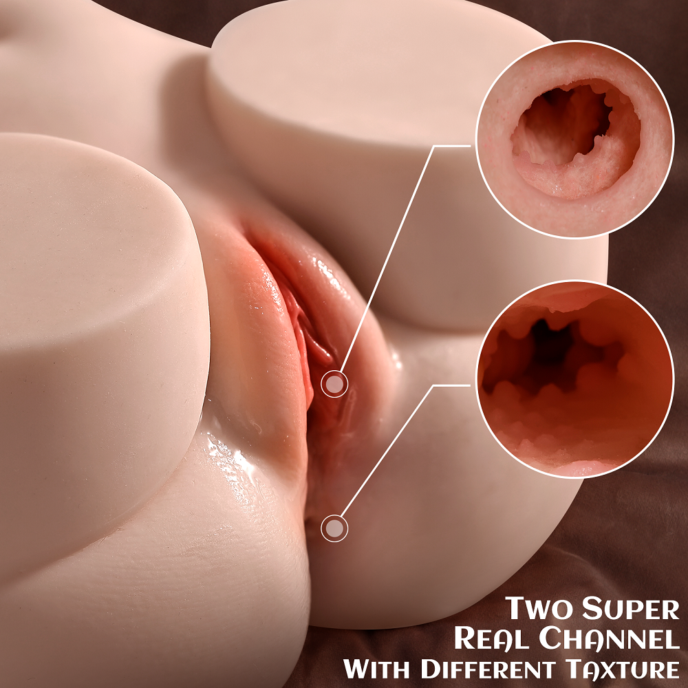 US Stock - Lifelike Sexy Butt Torso Sex Doll Natural Skin TPE Ass Doll Sex Doll Torso