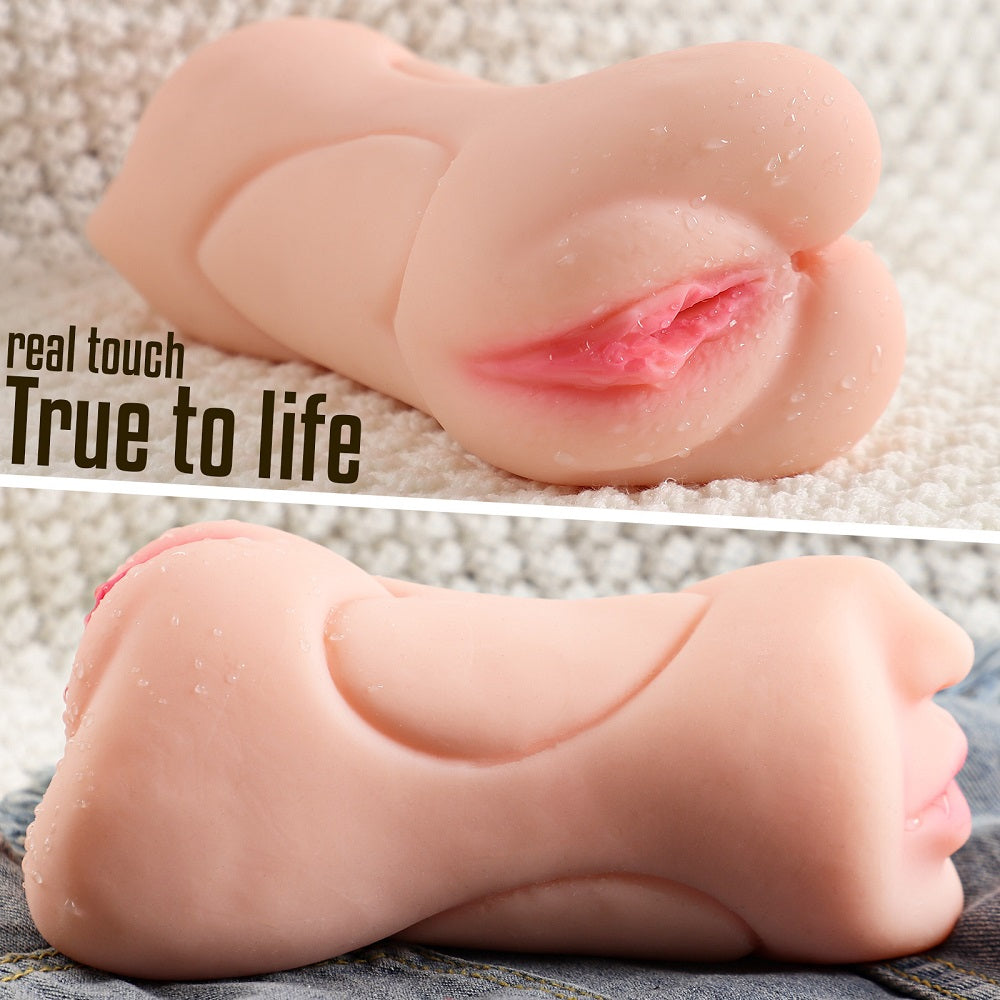 US Stock - 3 In 1 Fleshlight Mastubator #315 Natural Skin Sex Torso Doll TPE Oral/Vagina/Anal Sex Doll Torso