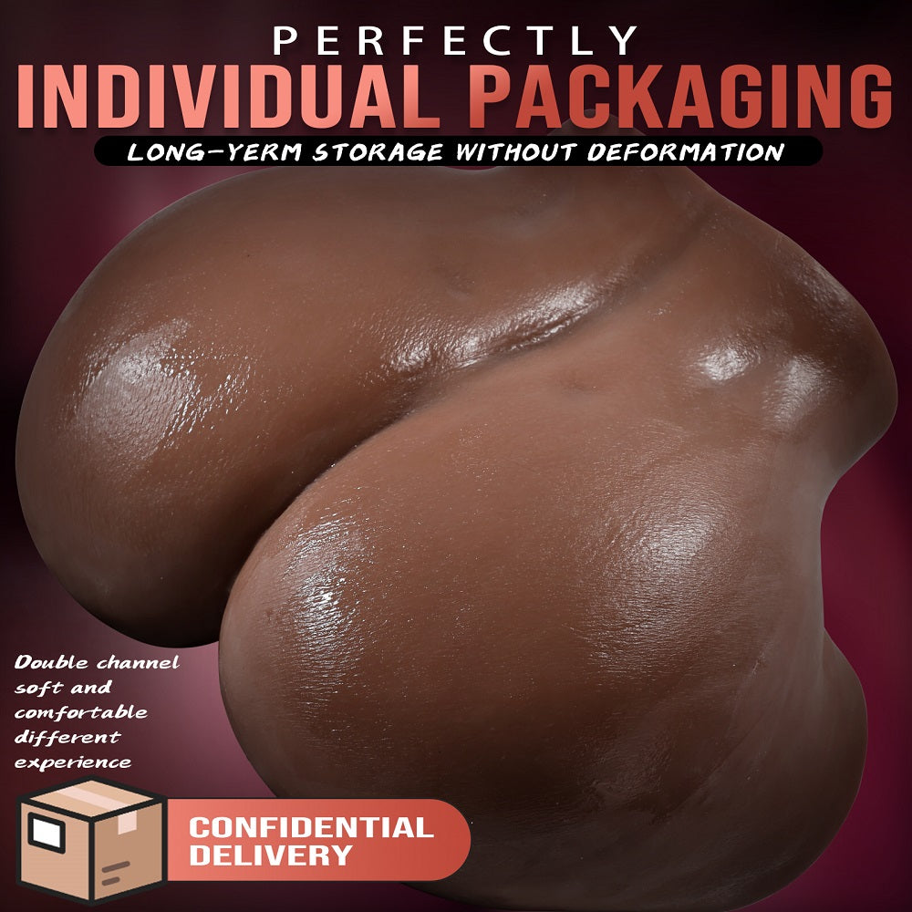 US Stock - Big Butt TPE Ass Sex Doll #250 Comfy Black Ass TPE Black Sex Doll Torso
