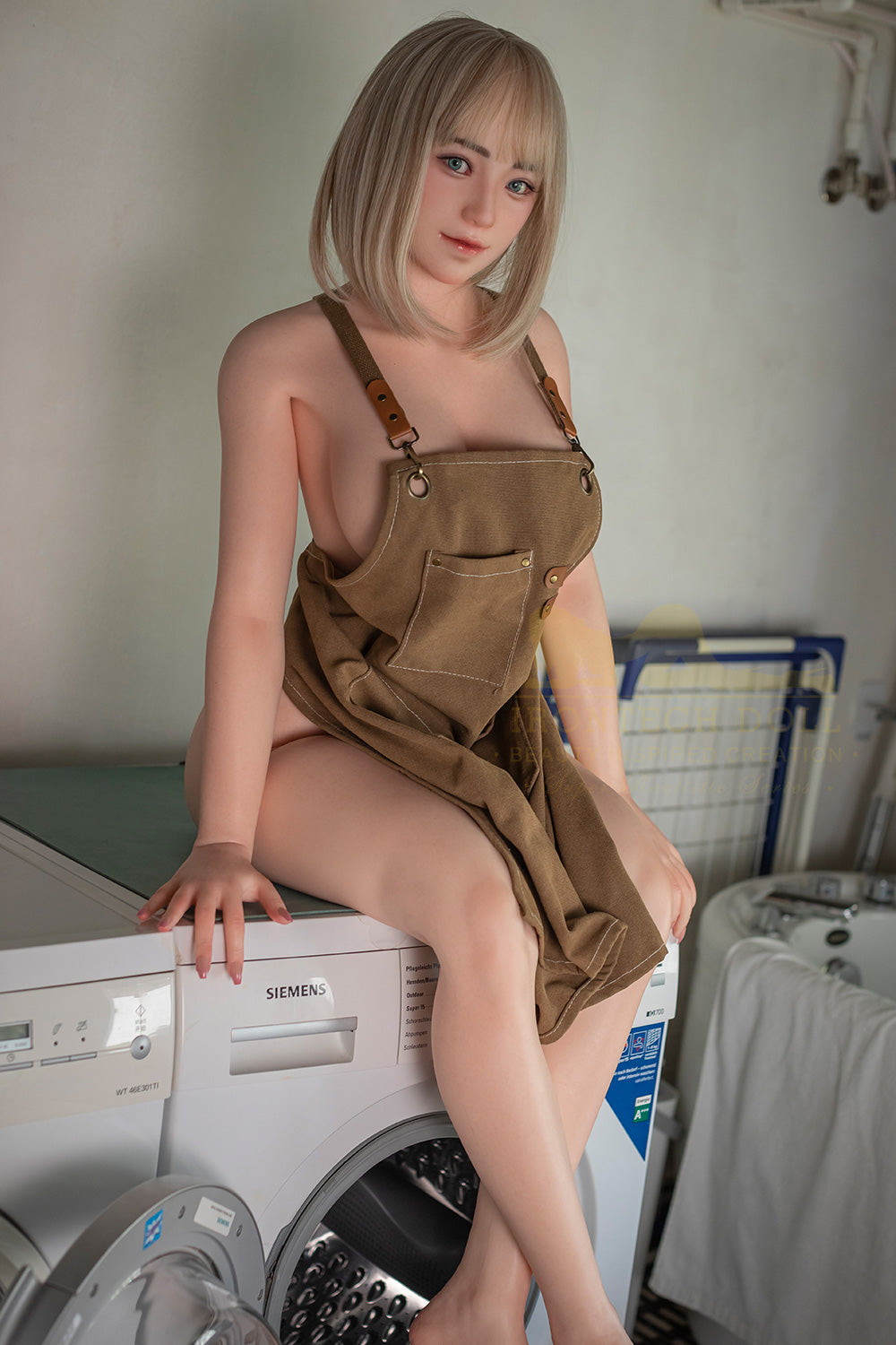 Irontechdoll Macy 159cm S43 Full Silicone Realistic BBW Sex Doll Natural Skin Adult Love Doll