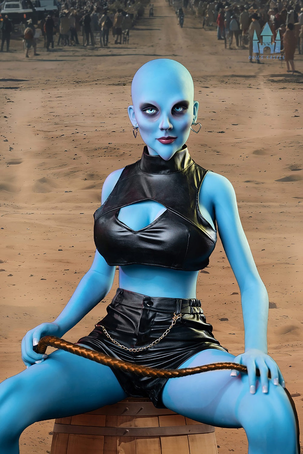 Dillion 170cm #A12 Blue Skin TPE Fantasy TPE Sex Doll Realistic Big Boobs Sexy Adult Love Doll