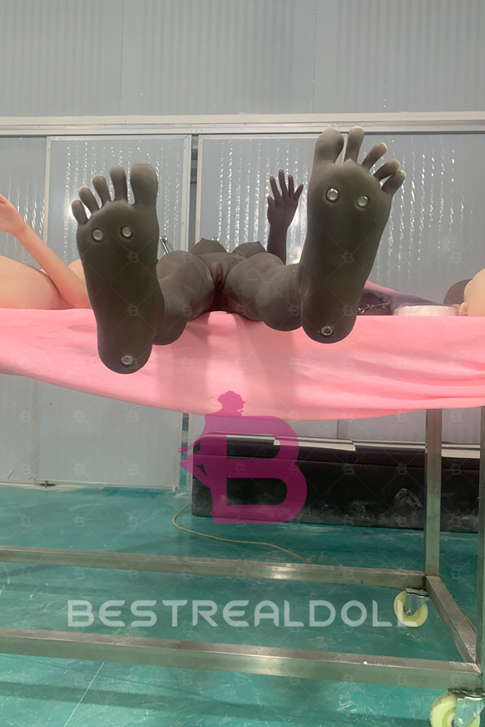 US Stock - Tamsin 157cm C-cup C10 TPE Sex Doll Black Sex Doll Jelly Breasts TPE Adult Love Doll