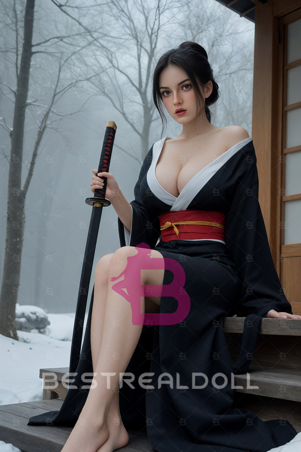 US Stock - Wrenlee Plus 164cm M6 Full Silicone ROS Head Sex Doll Realistic Adult Oral Movable Jaw Sex Love Doll