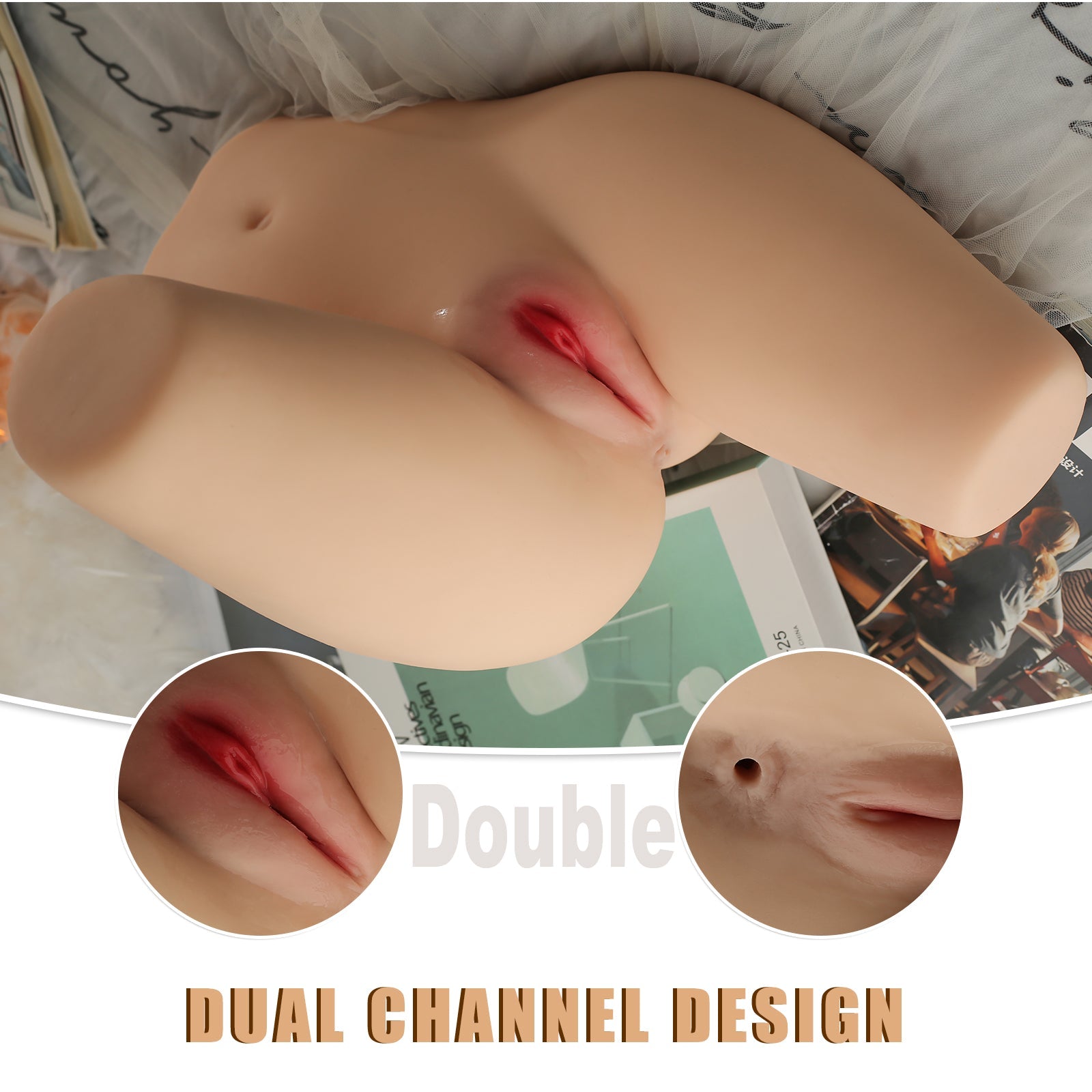 EU Stock - Sexy Ass Doll SQ-MA30013 Realistic Torso Sex Doll TPE Adult Love Doll