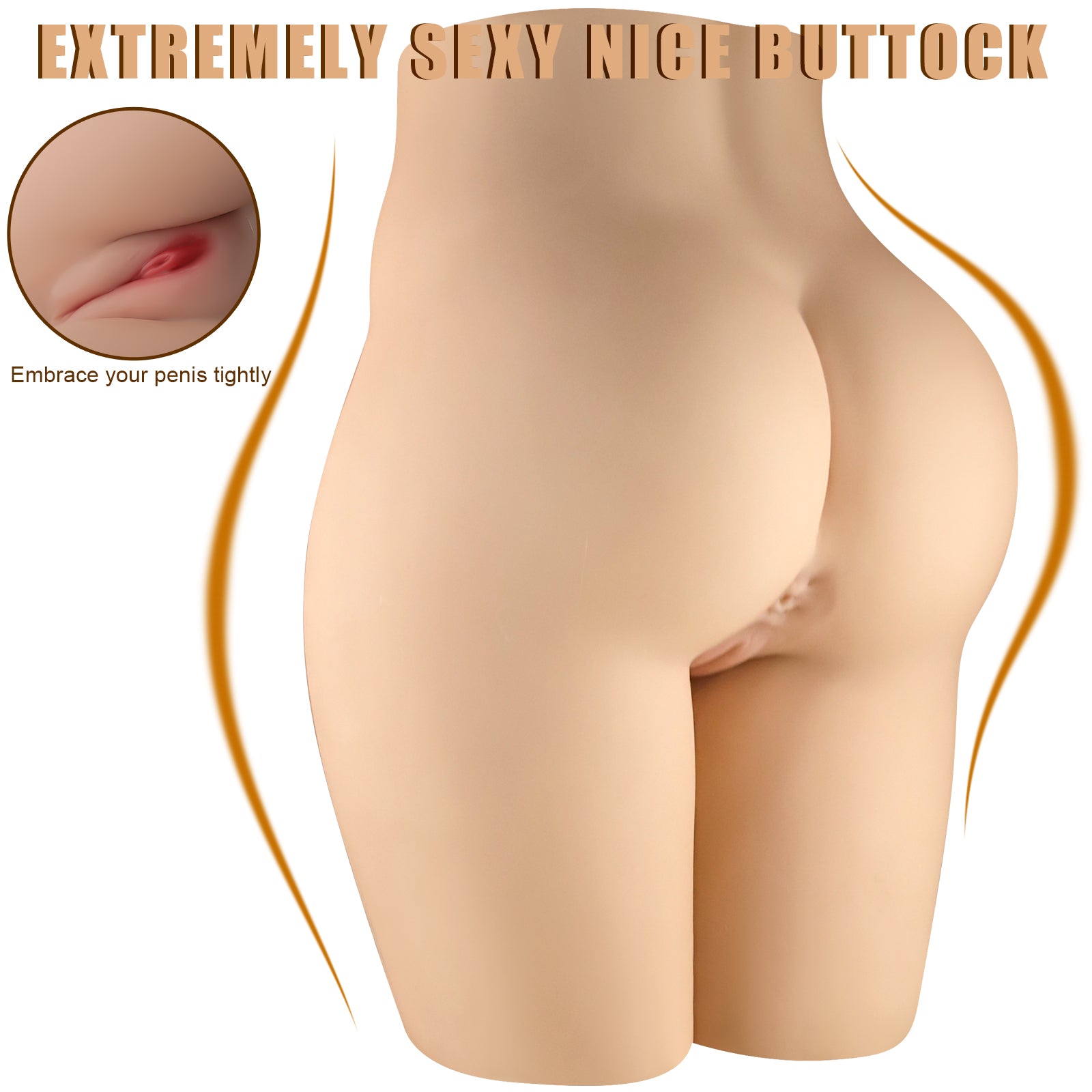 Realistic Sexy Ass Doll SQ-MA30013 Torso TPE Sex Doll Adult Love Doll Torso Ass