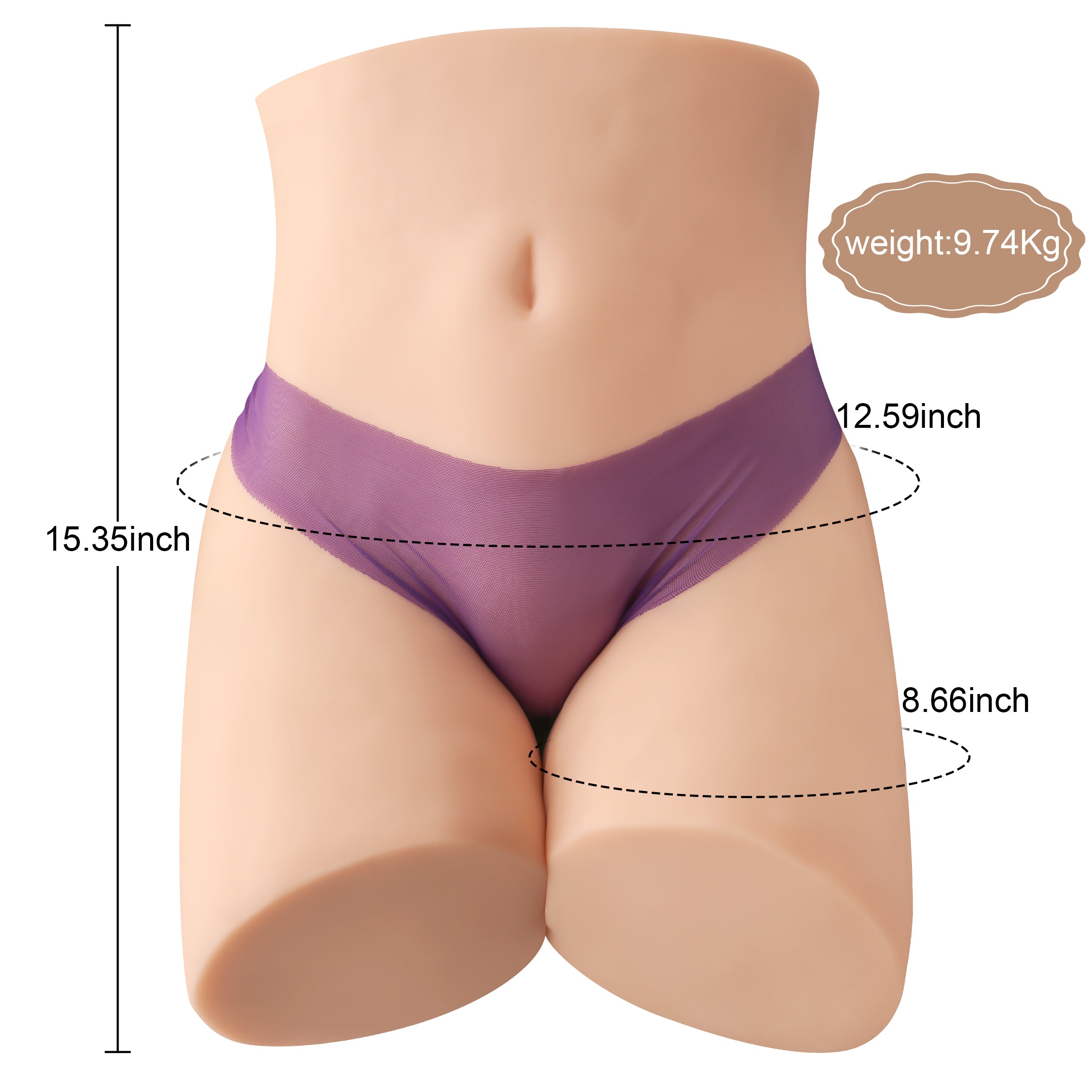 Realistic Sexy Ass Doll SQ-MA50080 TPE Torso Sex Doll Adult Love Doll Torso
