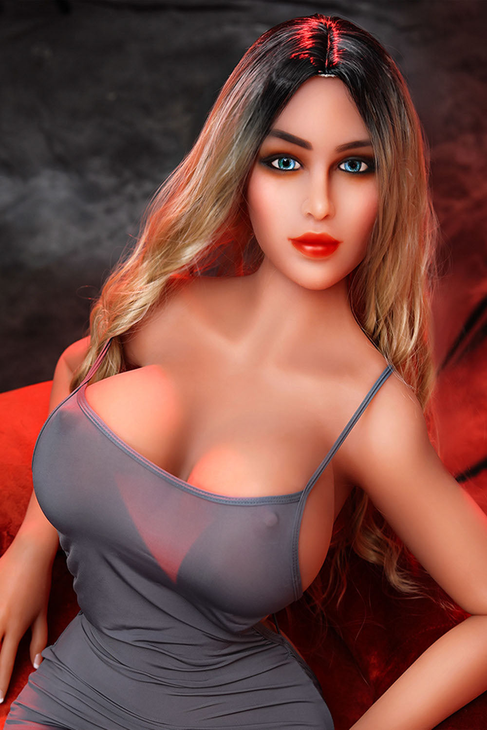 US Stock - Lois 158cm 126 Head Big Breasts TPE Love Doll Sexy Lady Doll BBW Sex Doll