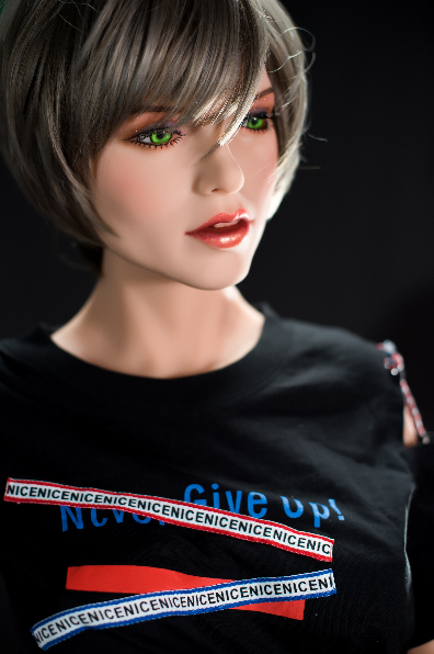 Melanie 160cm with #27 Short Hair Realistic Sex Doll TPE Adult Love Doll