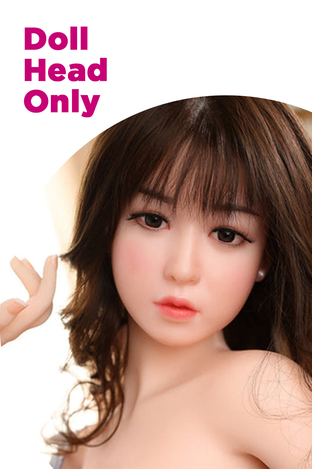 Debby 205 Head Cute Girl TPE Doll Head Only