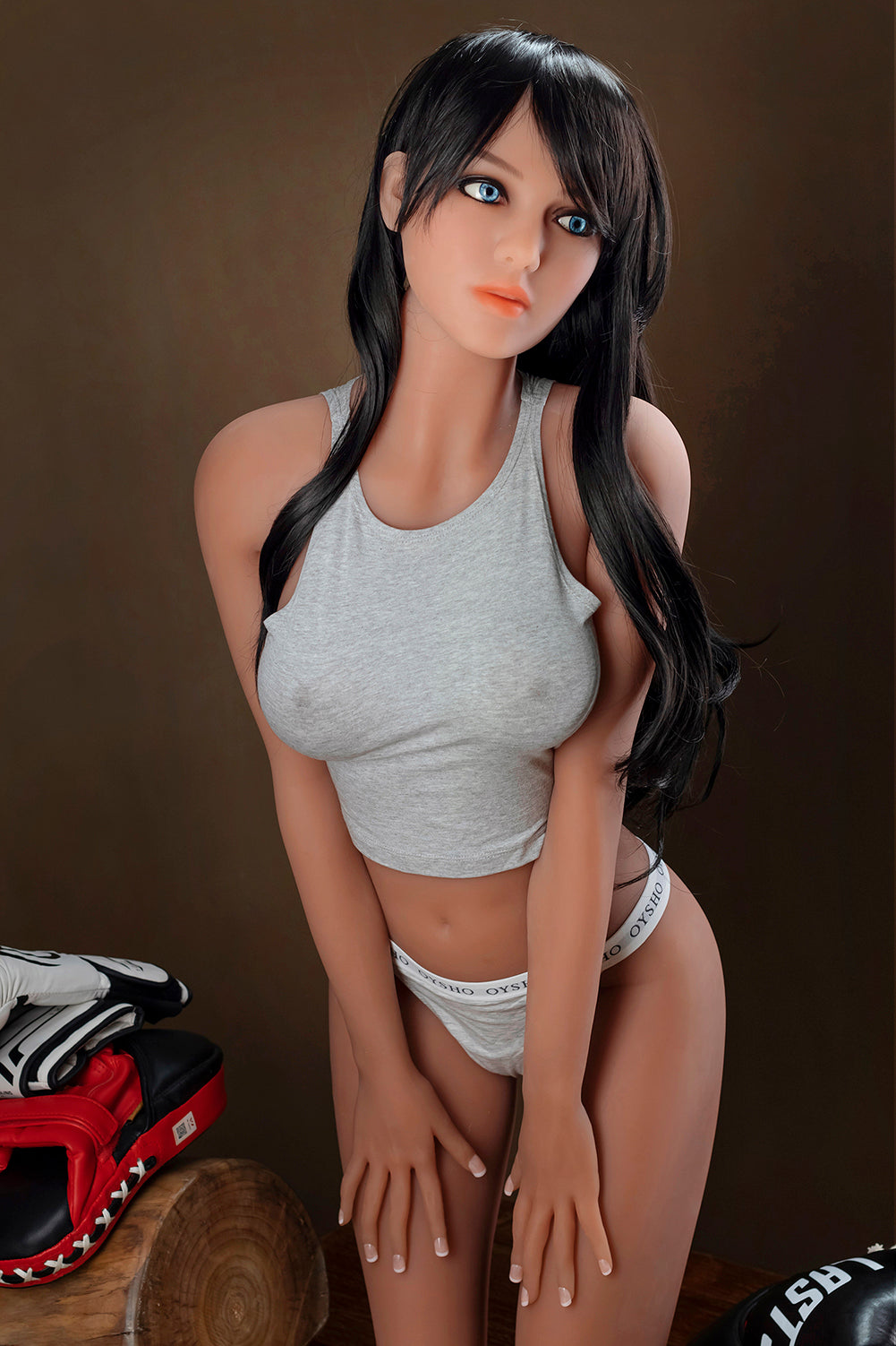 EU Stock 158 cm #108 Head C-Cup Fit and Horny Real Life TPE Sex Doll - Holly