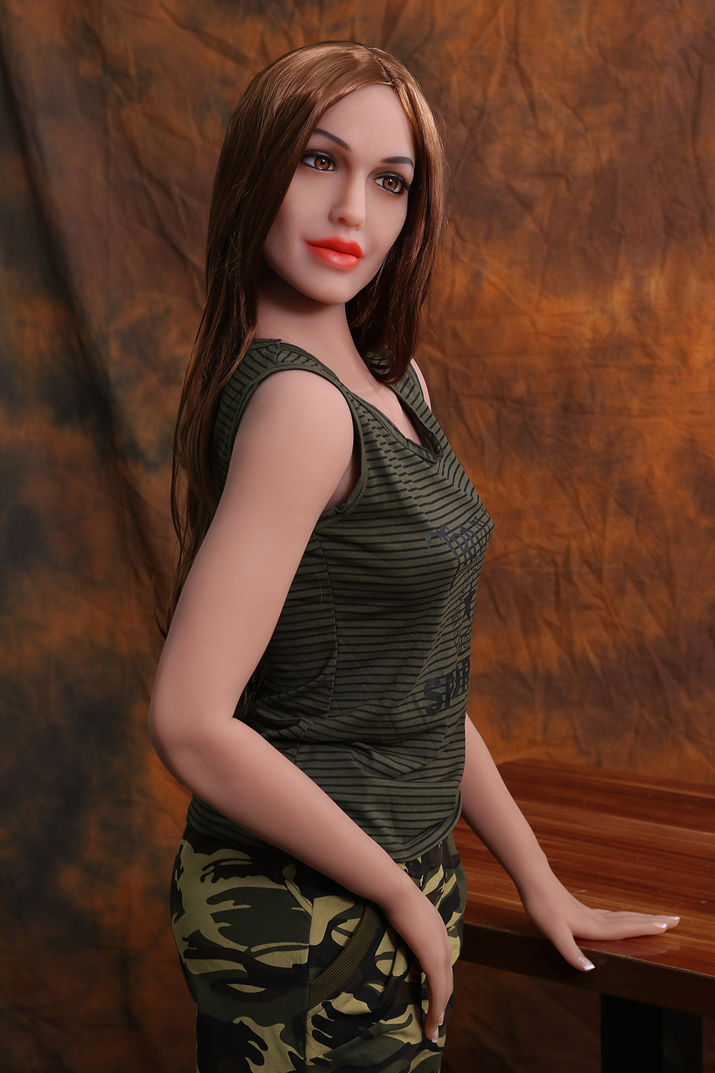Catherine 160cm #98 Head Real-Life Strong Muscular Sex Doll TPE Adult Love Doll