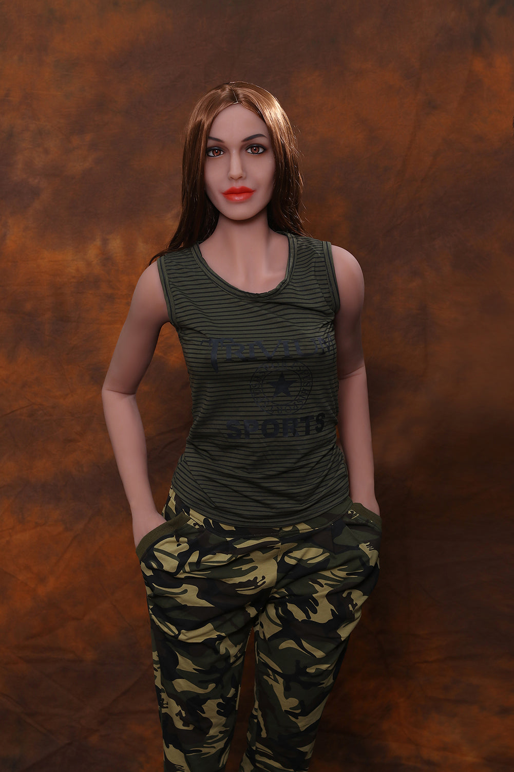 Catherine 160cm #98 Head Real-Life Strong Muscular Sex Doll TPE Adult Love Doll