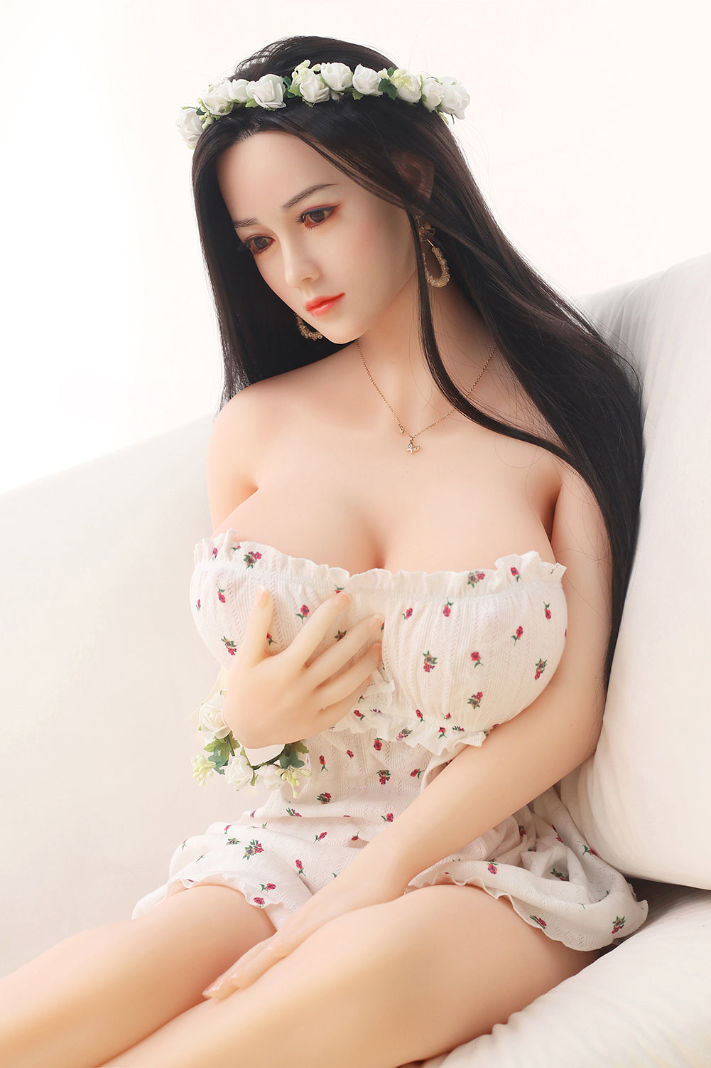 US Stock - Celine 158cm 221# Head Big Breasts TPE Sex Doll Realistic Adult Love Doll