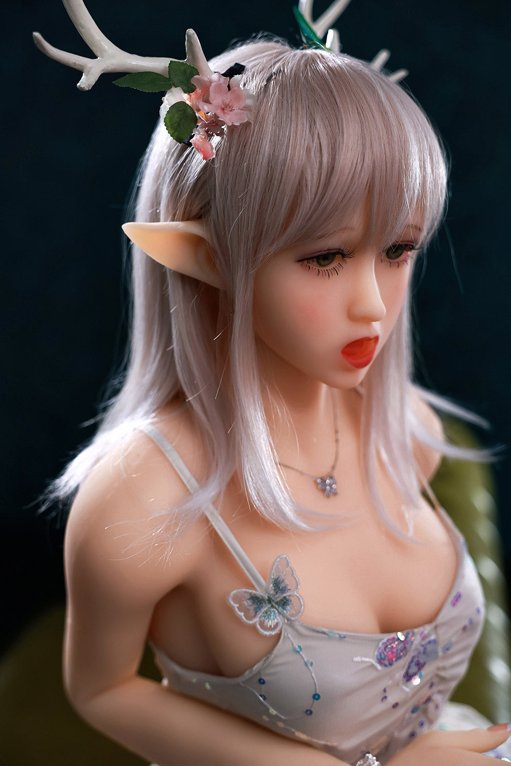 Pallas 150cm #132 Small Breasts Genie TPE Sex Doll Realistic Cute Elf Love Doll