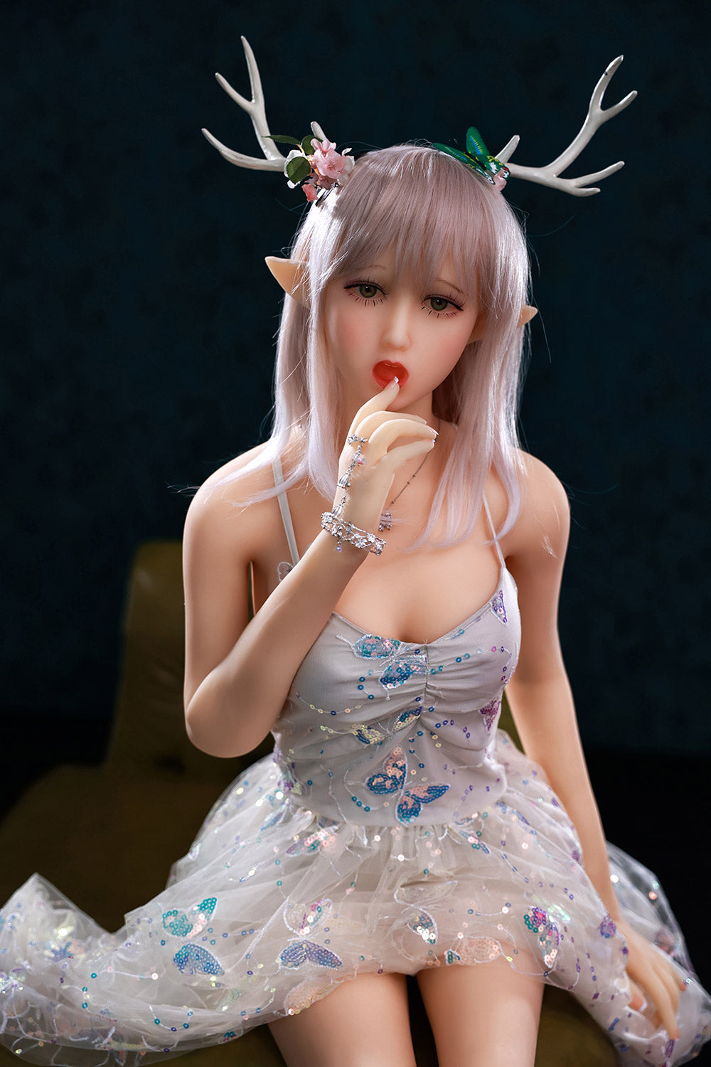 Pallas 150cm #132 Small Breasts Genie TPE Sex Doll Realistic Cute Elf Love Doll