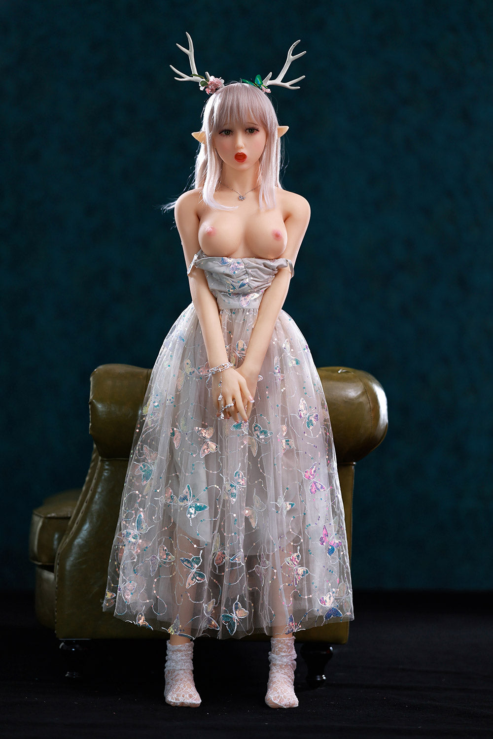 Pallas 150cm #132 Small Breasts Genie TPE Sex Doll Realistic Cute Elf Love Doll