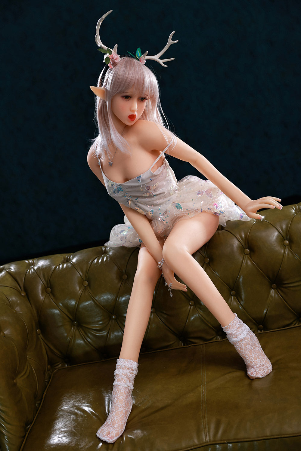 Pallas 150cm #132 Small Breasts Genie TPE Sex Doll Realistic Cute Elf Love Doll