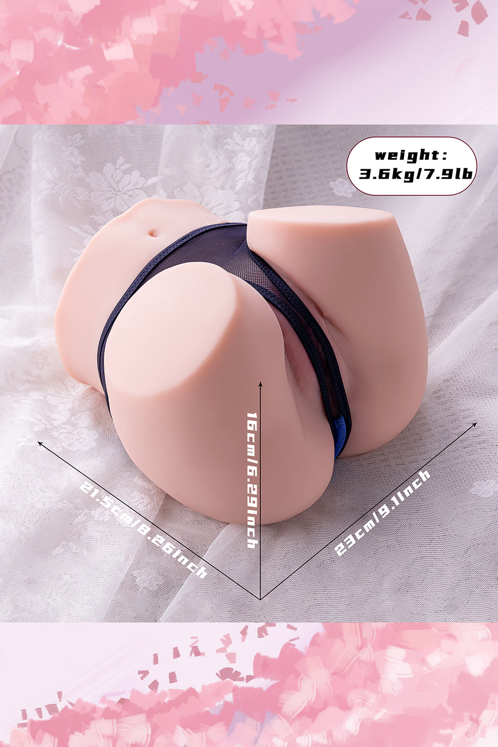 US Stock - Sexy Ass Torso Doll Electric Sucking Ass Doll Waterproof SQ-MA50094V