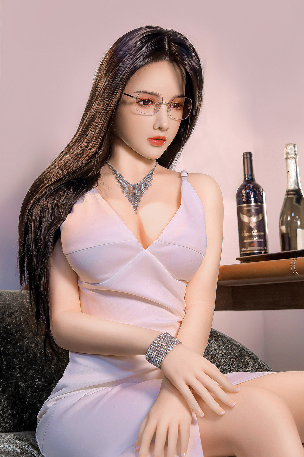 US Stock - Iolanthe Asian Sex Doll #266 Silicone Doll Head Realistic Medium Boobs Adult Love Doll