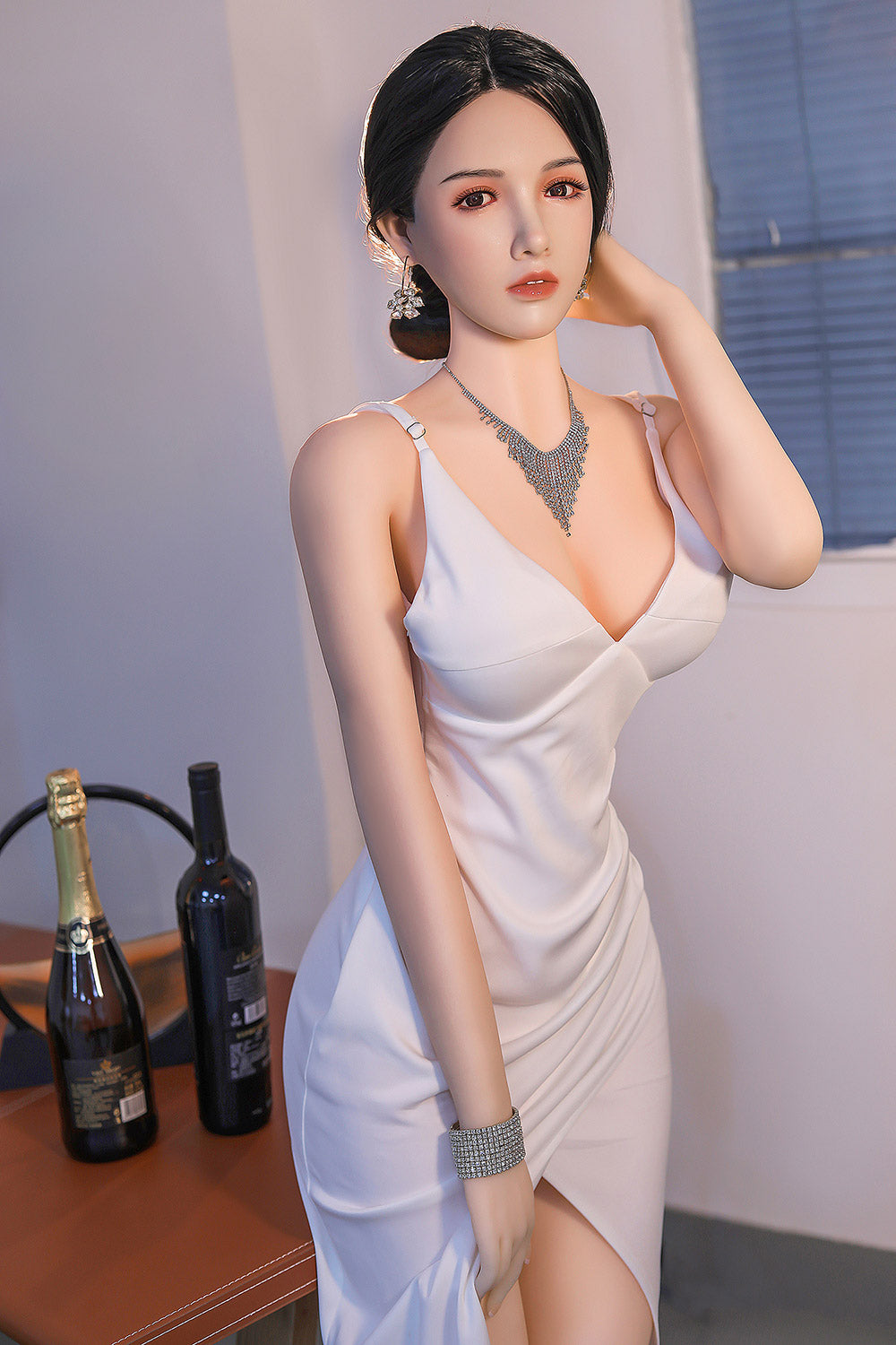 US Stock - Iolanthe Asian Sex Doll #266 Silicone Doll Head Realistic Medium Boobs Adult Love Doll
