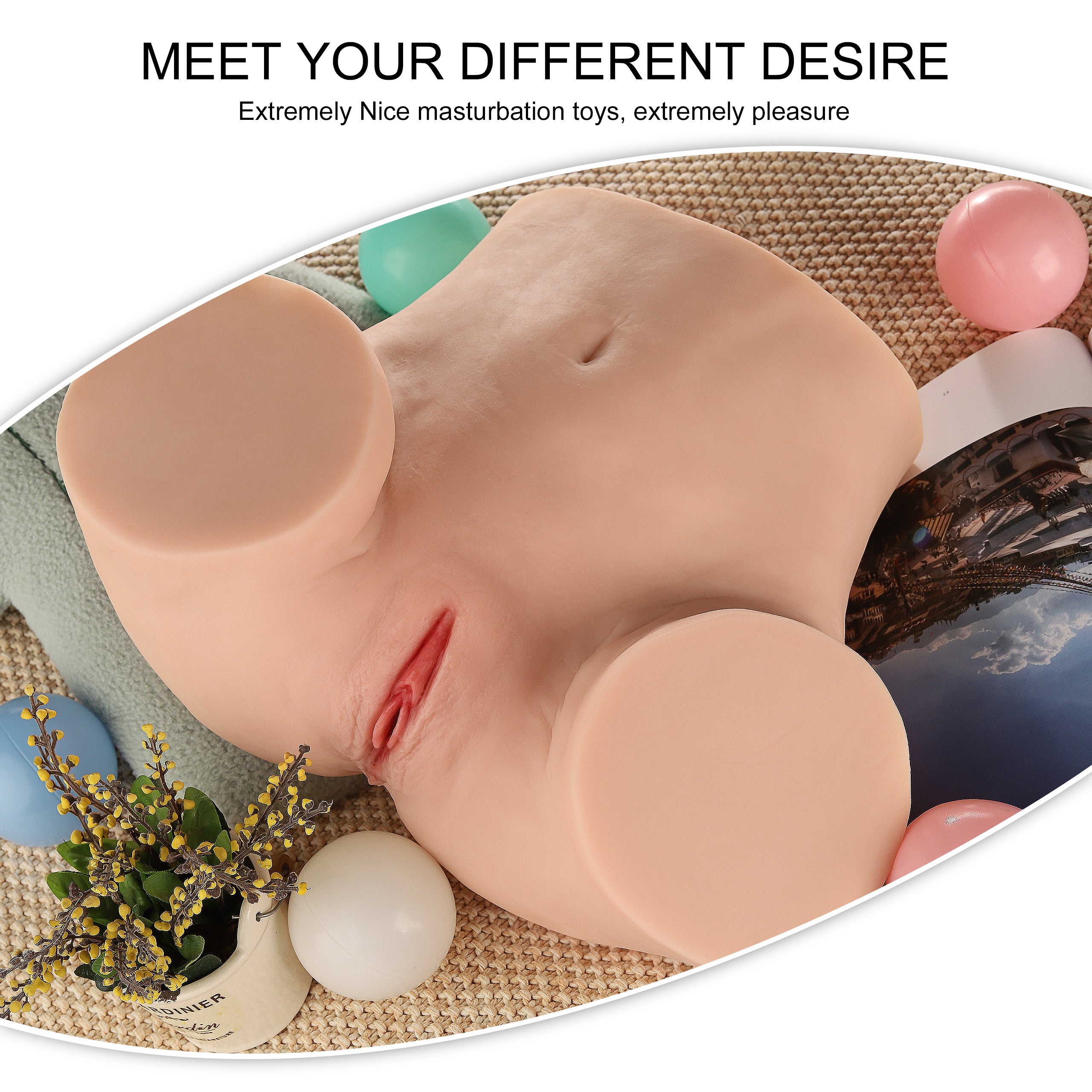 Sexy Ass Doll SQ-MA50081 Realistic Torso TPE Sex Doll Adult Love Doll Torso
