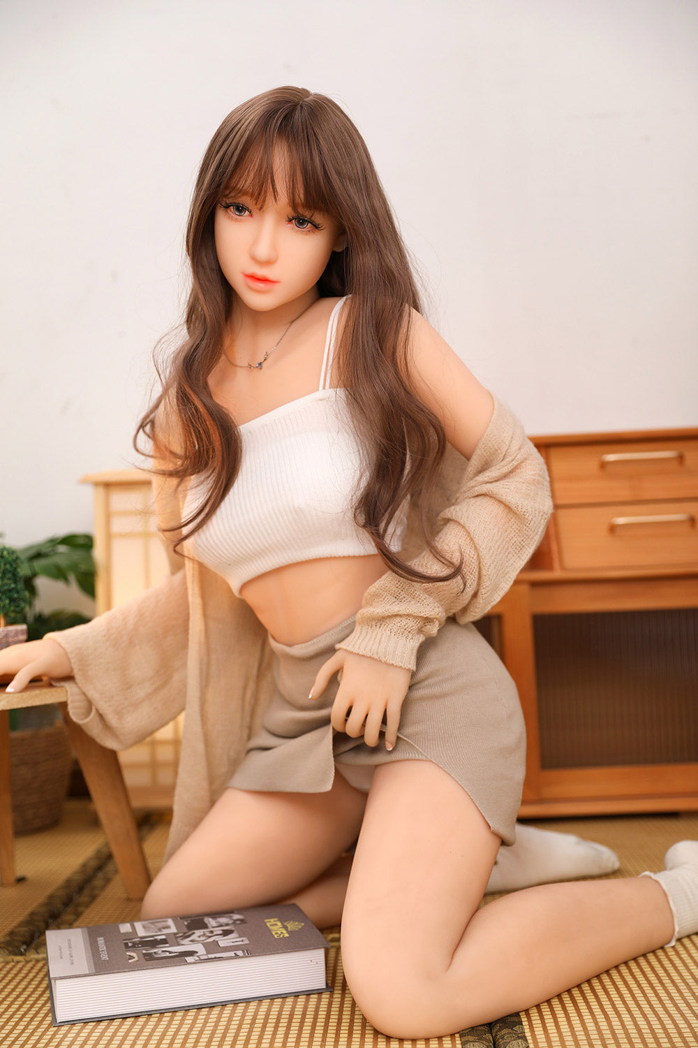 US Stock - Dorinda 158cm #152 Small Breasts Bedroom TPE Sex Doll Sex Girl Jelly Breasts Love Doll