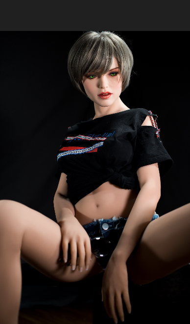 Melanie 160cm with #27 Short Hair Realistic Sex Doll TPE Adult Love Doll