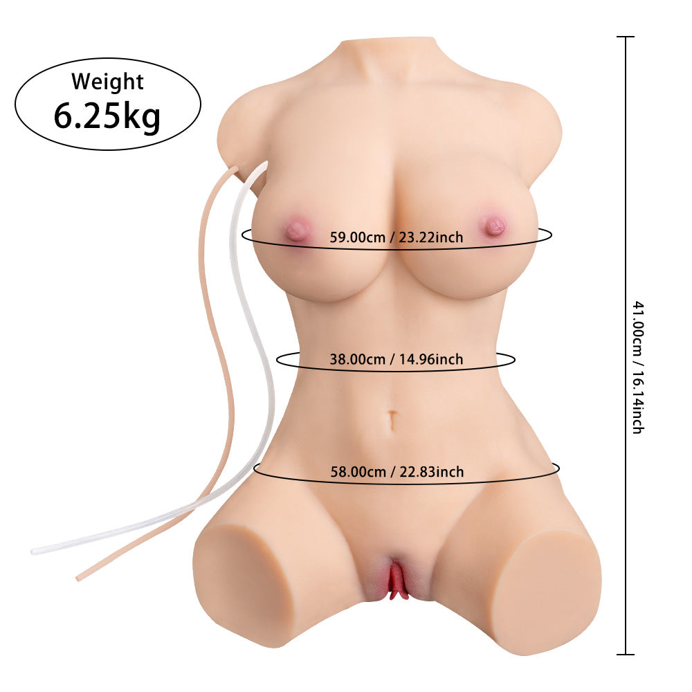 US Stock -  Torso Doll Electric Sucking Sex Doll SQ-MAS20045V