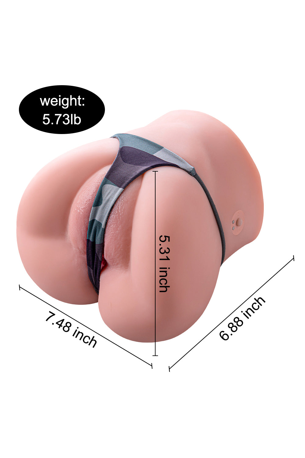 US Stock - Sexy Ass Torso Doll Electric Sucking Ass Doll Waterproof SQ-MA50087V