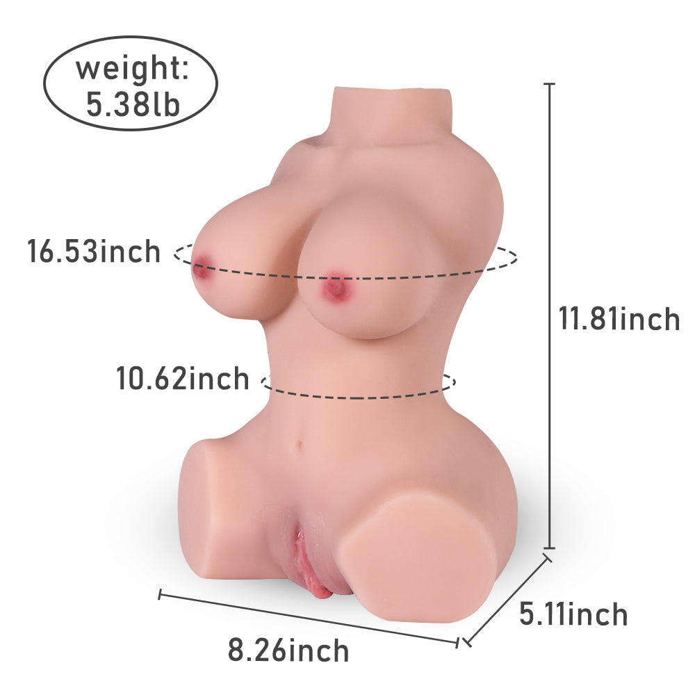2.7Kg TPE Sex Doll Torso XS-OEM076 Realistic Torso Sex Doll Adult Love Doll Torso