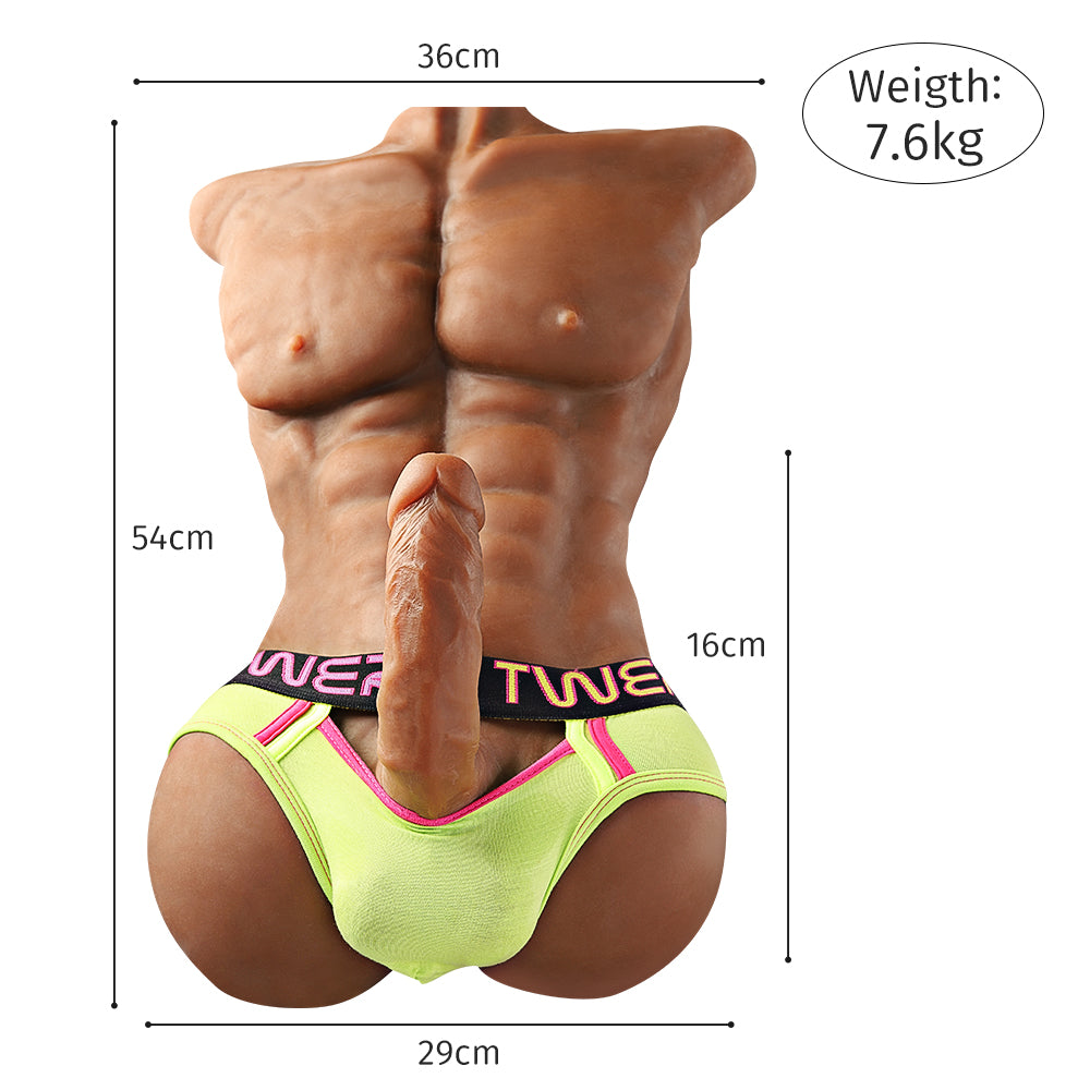 US Stock - Male Doll XS-MA30008 Torso TPE Sex Doll Adult Love Doll