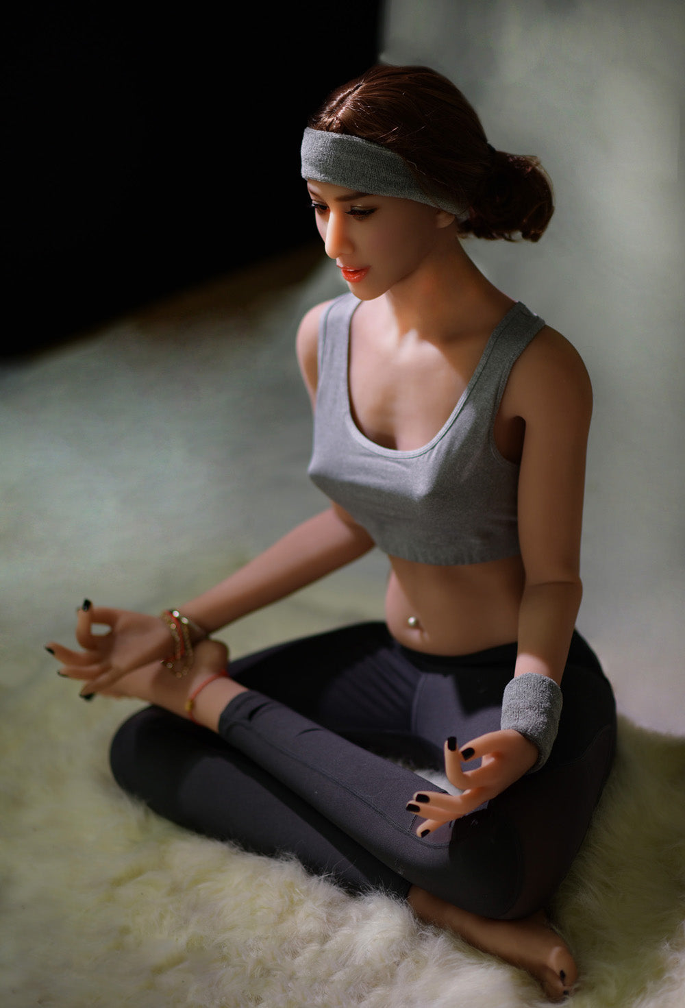 Brianna 170cm with #101 Yoge Girl Love Doll Realistic Sex Doll TPE Adult Love Doll