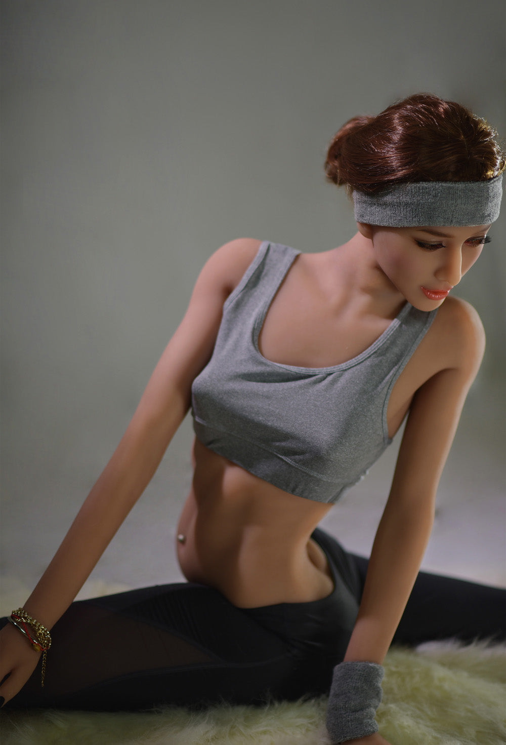 Brianna 170cm with #101 Yoge Girl Love Doll Realistic Sex Doll TPE Adult Love Doll