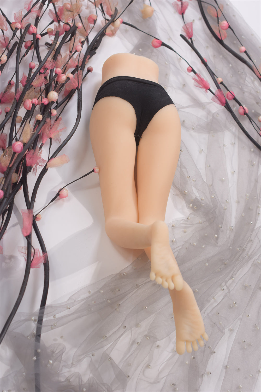 US-Stock - 51CM Half Body Torso Leg Love Doll TPE Realistic Torso Leg Sex Doll