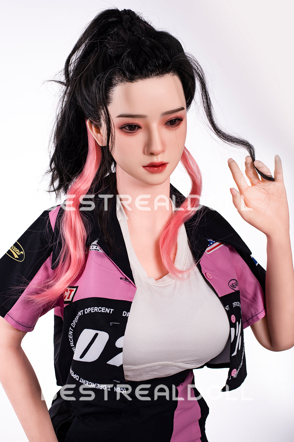 US Stock - RIDMII 163cm Unique Design Muncey Plus Silicone Head Sex Doll TPE Body Medium Boobs Love Doll