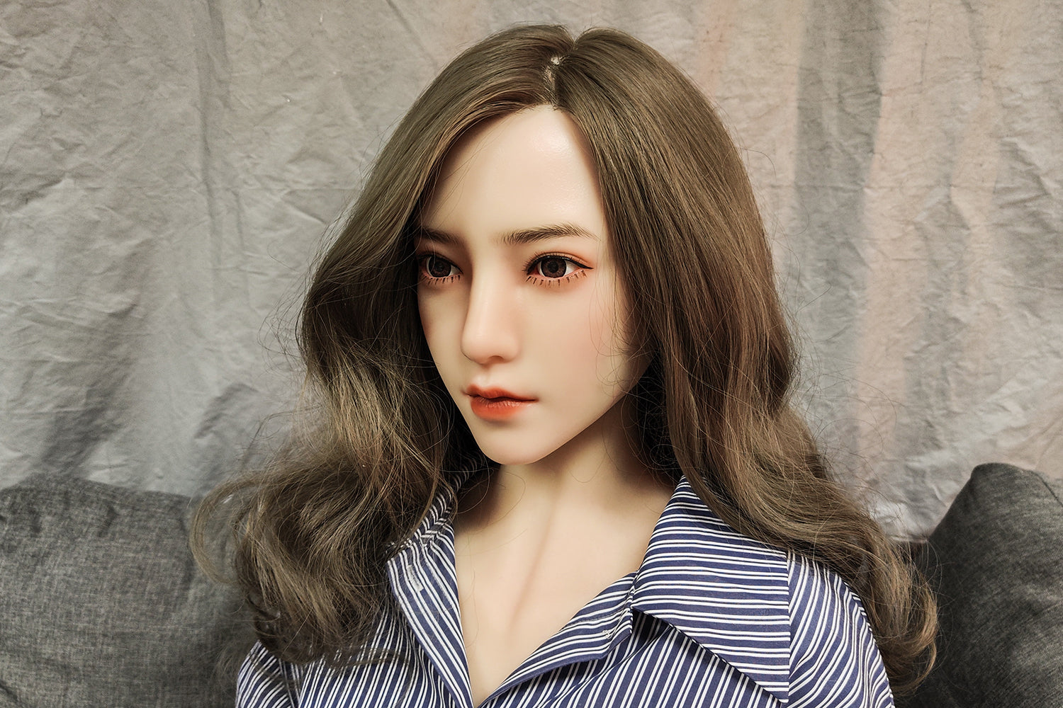 Qiang Asian Silicone Head TPE Sex Doll Smart Talking Adult Doll