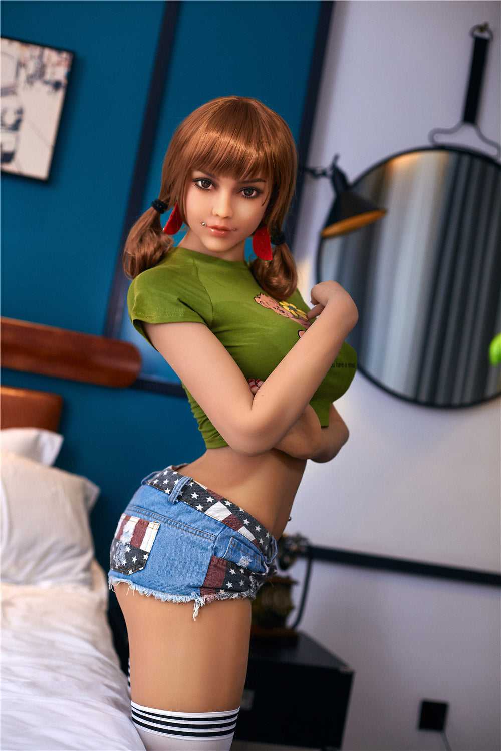 US Stock - Irontechdoll Camille Adult Love Doll 159cm #71 Realistic Medium Breasts TPE Sex Doll