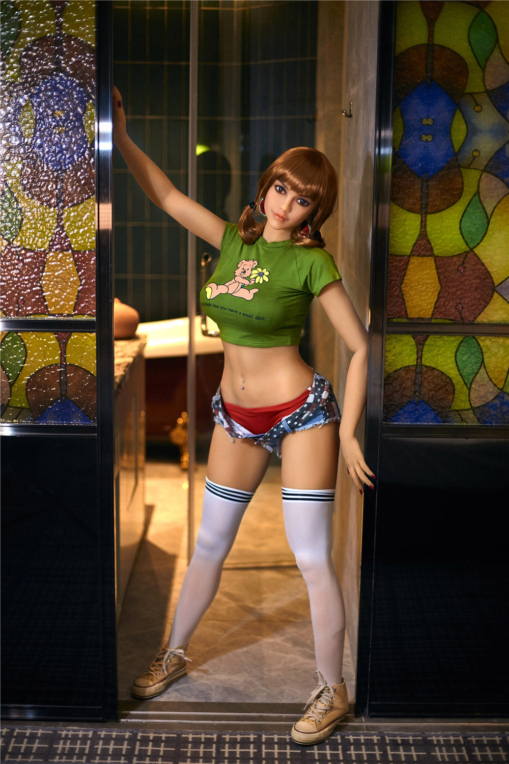 US Stock - Irontechdoll Camille Adult Love Doll 159cm #71 Realistic Medium Breasts TPE Sex Doll