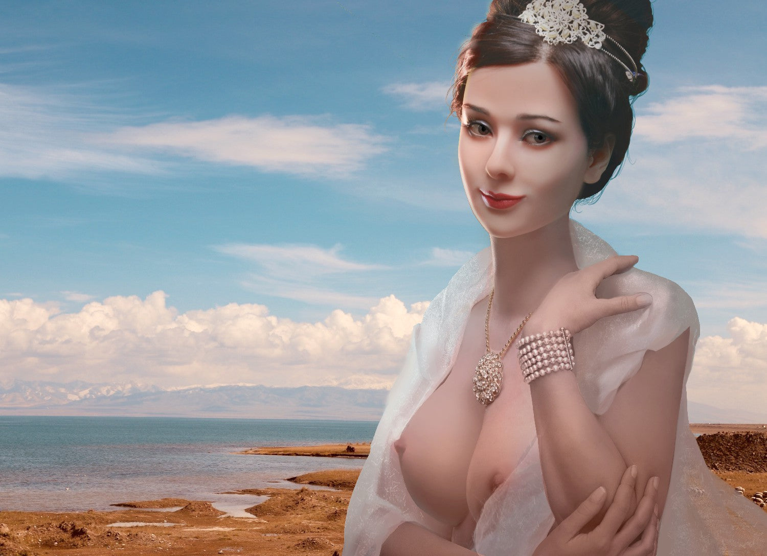 US Stock - RIDMII 160cm Ale Unique Design Silicone Head Lifelike Love Doll Realistic TPE Body Sex Doll