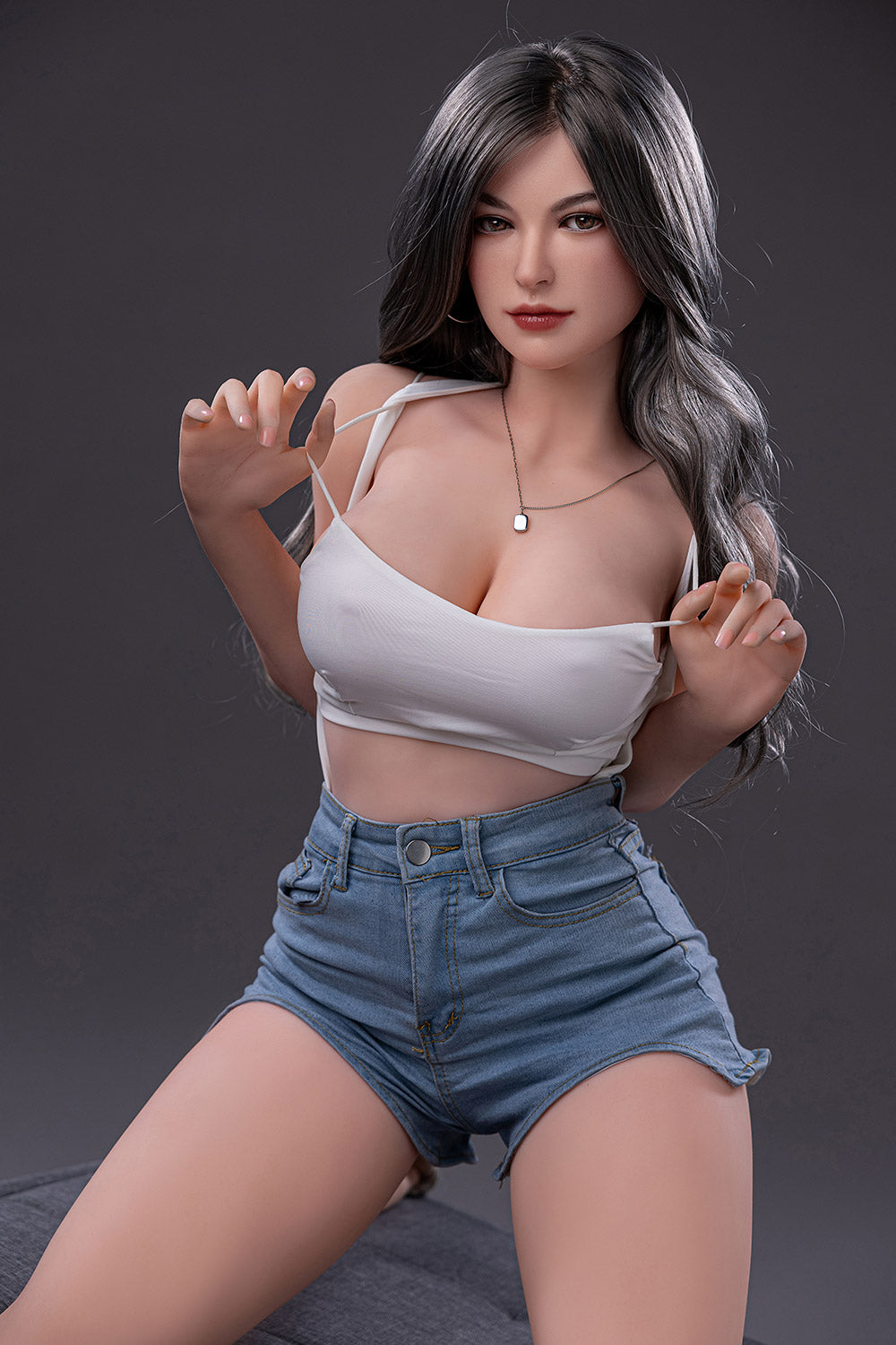 RIDMII Unique Design 163cm Karyn Sex Dolls Silicone Head TPE Body Realistic Love Doll