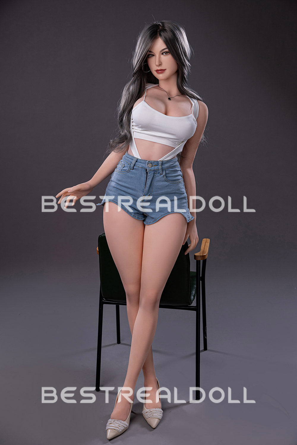 US Stock - RIDMII Karyn Unique Design 163cm Sex Dolls Silicone Head TPE Body Jelly Breasts Realistic Love Doll