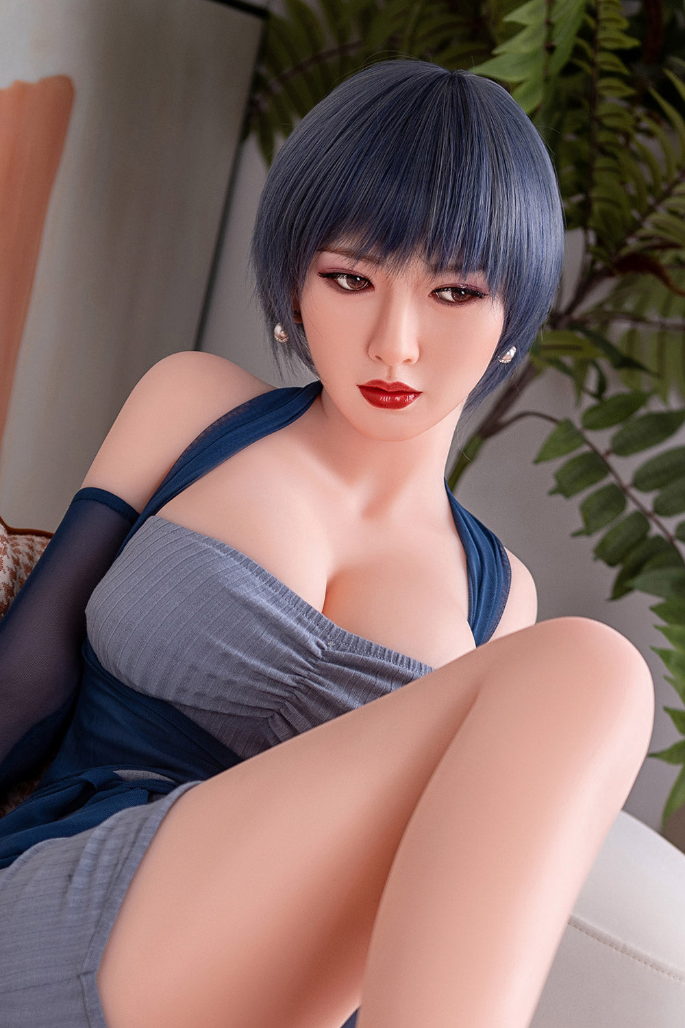 Karen 160cm #54 Head B-cup TPE Sex Doll Short Hair Goddess Realistic Sexy Love Doll